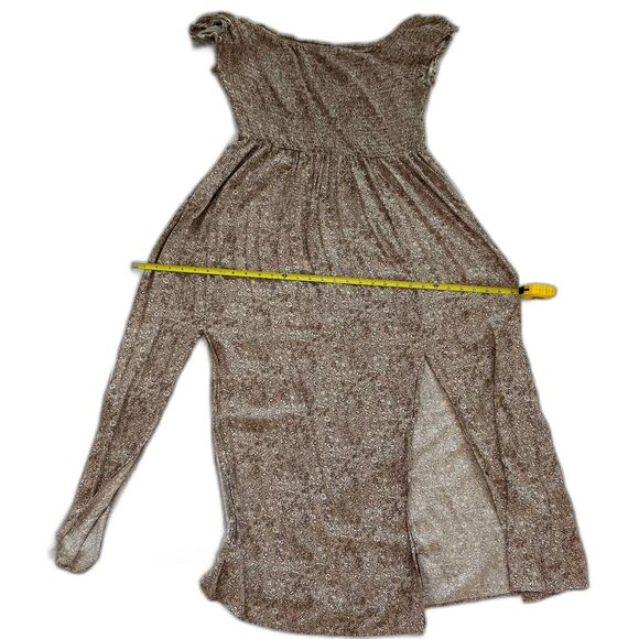 Floerns Women's Boho Floral Print Off Shoulder Split Long A Line Dress Size 3XL - Picture 5 of 14